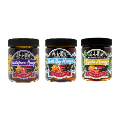 HOT TAR® Habanero Infused Honey Sampler - 3 oz