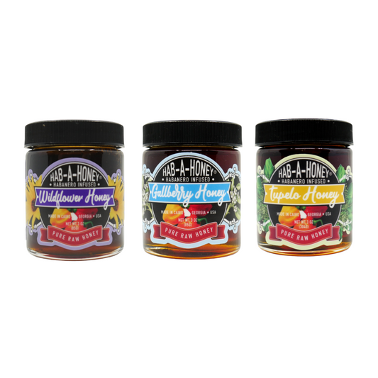 HOT TAR® Habanero Infused Honey Sampler - 3 oz