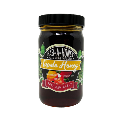 Hot Tar Habanero Infused Tupelo Honey 12 oz