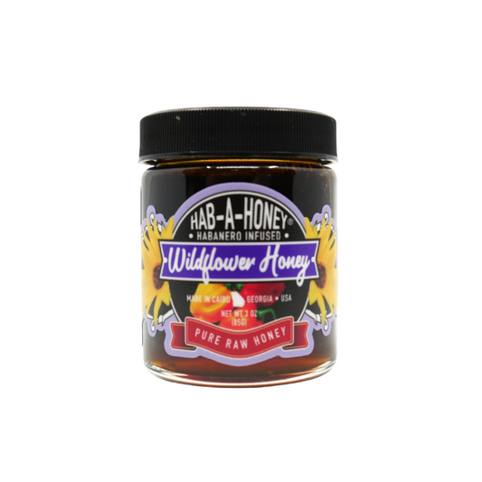 Hot Tar Habanero Infused Wildflower Honey 3 oz